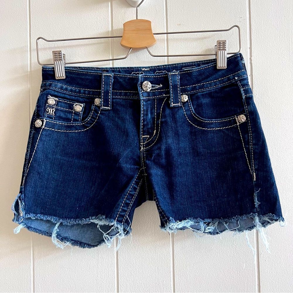 Miss Me Cut Off Denim Shorts